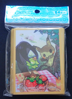 NAUGHTY MIMIKYU POKEMON CENTER JAPANESE TRADING CARD GAME SLEEVES - NEW SEALED - Image 1
