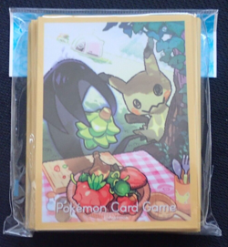 NAUGHTY MIMIKYU POKEMON CENTER JAPANESE TRADING CARD GAME SLEEVES - NEW SEALED - Image 2