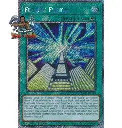 Yugioh! 1x Future Fusion RA03-EN168 Platinum Secret Rare 1st Ed NM - Image 1