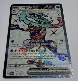 Pokemon TCG Greninja ex - 198/167 Twilight Masquerade NM/M 2024 Full Art - Image 3