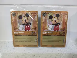 2 Disney Lorcana Mickey Mouse True Friend PUZZLE PROMO 36/P2 SEALED Glimmer Foil - Image 1