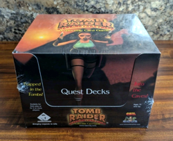 Tomb Raider Starring Lara Croft CCG Card Game Quest Decks Sealed Box of 10 Decks - Image 1