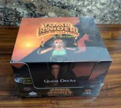 Tomb Raider Starring Lara Croft CCG Card Game Quest Decks Sealed Box of 10 Decks - Image 2