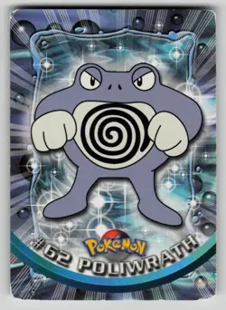 Poliwrath #62 Topps Trading Cards Series 1 Pokemon DMG - Image 1