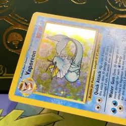 Vaporeon 12/64 Holo Jungle Set Holographic Rare Pokemon Card MP + - Image 4
