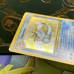 Vaporeon 12/64 Holo Jungle Set Holographic Rare Pokemon Card MP + - Image 5