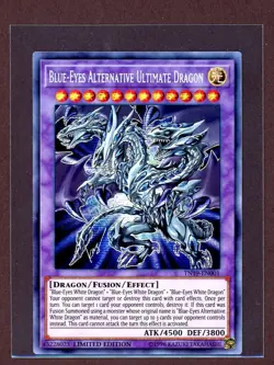 Blue-Eyes Alternative Ultimate Dragon Secret Rare Yu-Gi-Oh! Card TN19-EN001 NM - Image 1