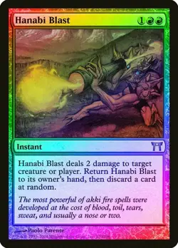 Hanabi Blast FOIL Champions CoK MtG LP - Image 1