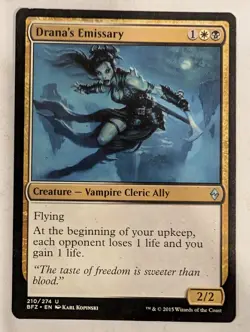 Drana's Emissary - Battle for Zendikar - Magic the Gathering MTG Nice! - Image 1
