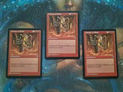 MTG Magic the Gathering - 3 x Furnace of Rath - Tempest - LP Cond - Image 1