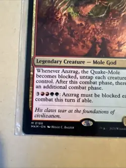 MTG Anzrag, the Quake-Mole MKM 0186 M NM Regular - Image 3