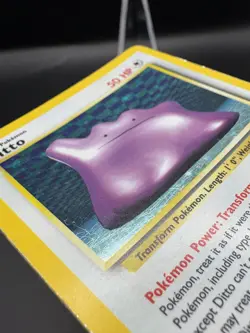 Pokemon TCG Card Ditto 3/62 Fossil Holo Rare Unlimited Vintage WOTC - HP - Image 3