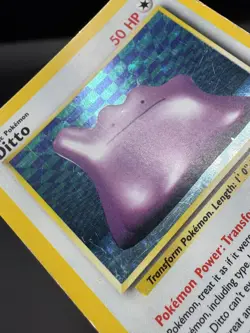Pokemon TCG Card Ditto 3/62 Fossil Holo Rare Unlimited Vintage WOTC - HP - Image 5