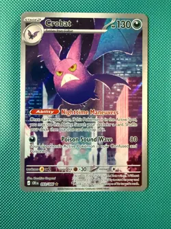 Crobat 93/86 Chaos Rising Illustration Rare IR NM Pokemon TCG - Image 1