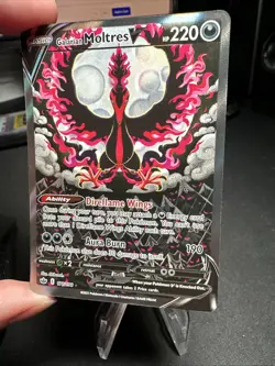 Galarian Moltres V (Alternate Full Art) 177/198 Chilling Reign Pokemon TCG 2021 - Image 3