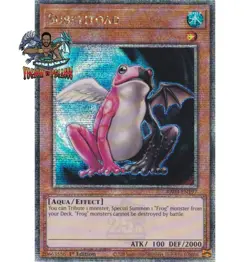 Yugioh! 1x Substitoad RA03-EN197 Quarter Century Secret Rare 1st Ed NM - Image 1