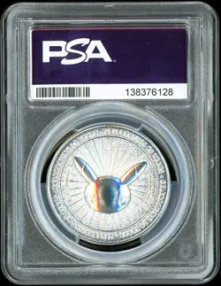 2021 Pokemon Celebration Coin Unova Snivy Tepig Oshawott ~ *POP 1 ~ PSA 10 - Image 2