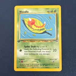 WEEDLE 70/75 NEO DISCOVERY POKEMON 1ST EDITION - Image 1