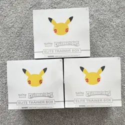 Pokemon TCG Celebrations Elite Trainer Box English 2021 25th Anniversary (1) - Image 1