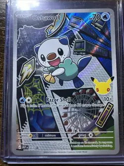 Oshawatt 051 Series 2 First Partner Illustration Collection Pokemon Promo, Early - Image 1