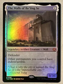 MTG / The Walls of Ba Sing Se / TLA / #261 / FOIL / Mythic / NM - Image 1