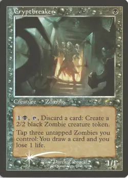 MTG Cryptbreaker (Retro Frame) (839) Foil R Secret Lair Bonus Zombies NM - Image 1