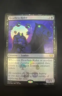 Headless Rider Media Promos Foil Magic The Gathering 1x - Image 1