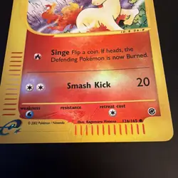 Pokemon Ponyta Reverse Holo Card Expedition 126/165 Creased C3 - Image 2