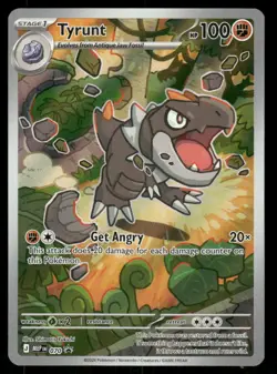 TYRUNT 070 HOLO PROMO ME: MEGA EVOLUTION PROMO POKEMON NEAR MINT - Image 1