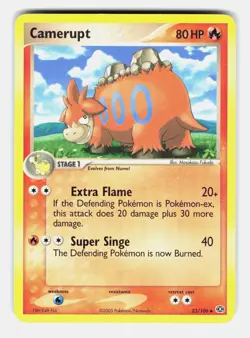 Camerupt 23/106 Uncommon Emerald Moderately Played - Image 1