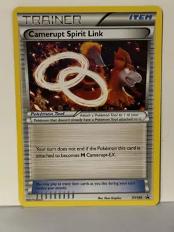 Camerupt Spirit Link - XY199 XY Promos NM Pokemon Fast Shipping - Image 1