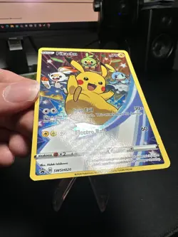 Pokemon TCG Pikachu SWSH020 SWSH Sword & Shield Promo Holo English - Image 3
