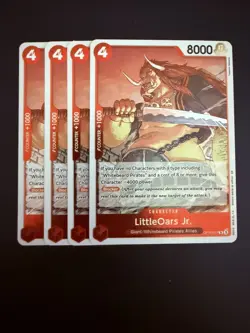 🔥 4x LittleOars Jr. OP16-017 R - One Piece TCG English Playset Near Mint 🔥 - Image 1