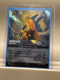 Hercules Secret Rare Lorcana Holo Lot - Image 1
