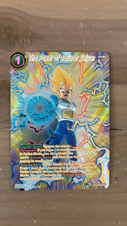 Dragon Ball Super Card Game the Power of a Super Saiyan Foil Card BT13-120 SPR - Image 1