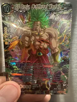 Dragon Ball Super Card collectible card featuring SS Broly, Cutthroat Warfare - Image 1