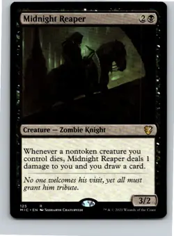 Magic the Gathering Midnight Reaper Commander: Innistrad: Midnight Hunt MTG Free - Image 1