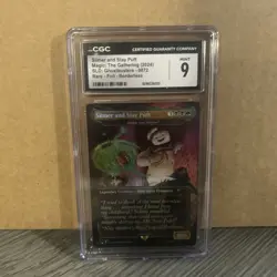 Slimer and Stay Puft Foil MTG Secret Lair Drop Ghostbusters CGC 9 Mint - Image 1