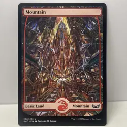 Mountain Land (278) Streets Of New Capenna SNC MTG Magic The Gathering - Image 1