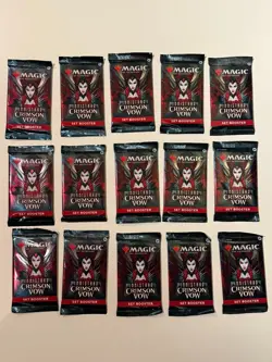 Magic: The Gathering - Innistrad Crimson Vow Booster Packs (15 total packs) - Image 1