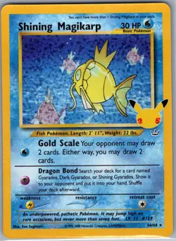 Shining Magikarp 66/64 Celebrations: Classic Collection - Pokemon Card - NM - Image 1