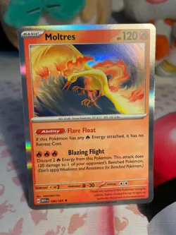 Moltres 146/165 Holo Rare - Pokemon Scarlet and Violet 151 - Image 1