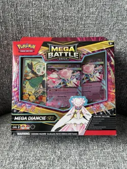Pokemon TCG Mega Diancie ex Mega Battle Deck Box SEALED - Image 1