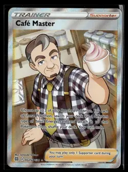 Cafe Master TG25/TG30 Ultra Rare Brilliant Stars Trainer Gallery Pokemon NM b2 - Image 1