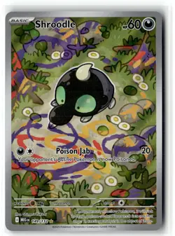 Shroodle 149/132 Illustration Rare Mega Evolution Pokemon NM b3 - Image 1