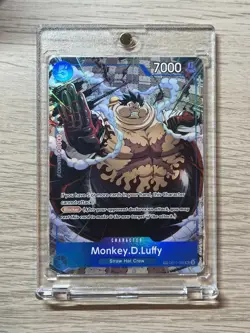 Monkey D. Luffy OP11-058 Treasure Rare One Piece TCG CARRYING ON HIS WILL NM - Image 1