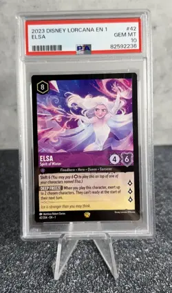 Disney Lorcana - Elsa - Spirit of Winter - The First Chapter - Graded PSA 10 - Image 1