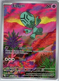 Elgyem 120/086 SV: Black Bolt - Pokemon Card - NM - Image 1