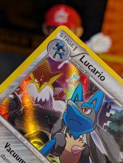 Lucario 63/124 XY Fates Collide 2016 Holo Rare Pokemon TCG Card - NM - Image 2