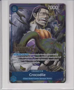 Crocodile (Store 2-on-2 Battle 2025 Winner) P-082 One Piece Promotion Cards Foil - Image 1